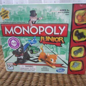 NIB/Hasbro Monopoly Junior Board Game ~ BRAND NEW, SEALED!